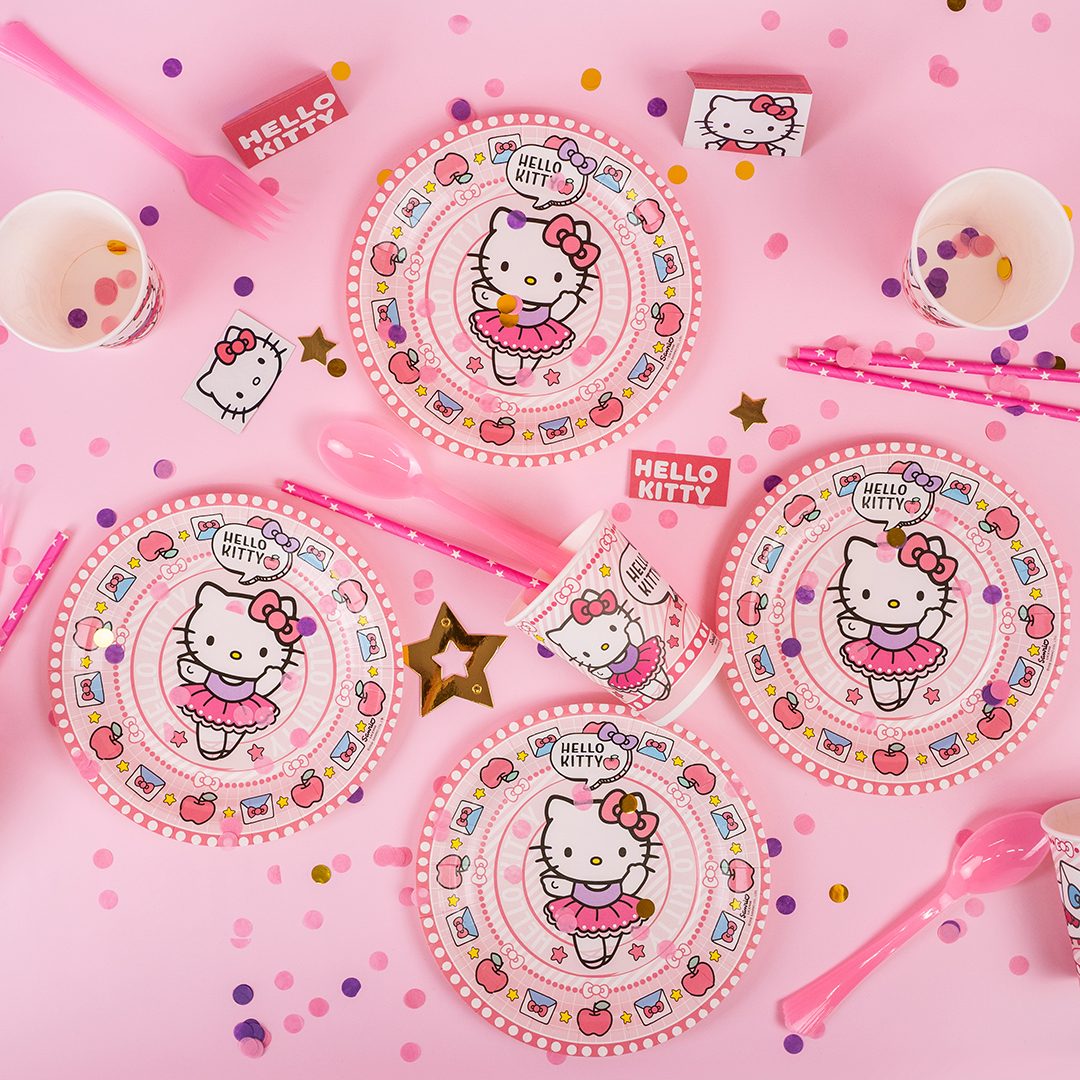 Тарелки (7''/18 см) Hello Kitty, 6 шт.