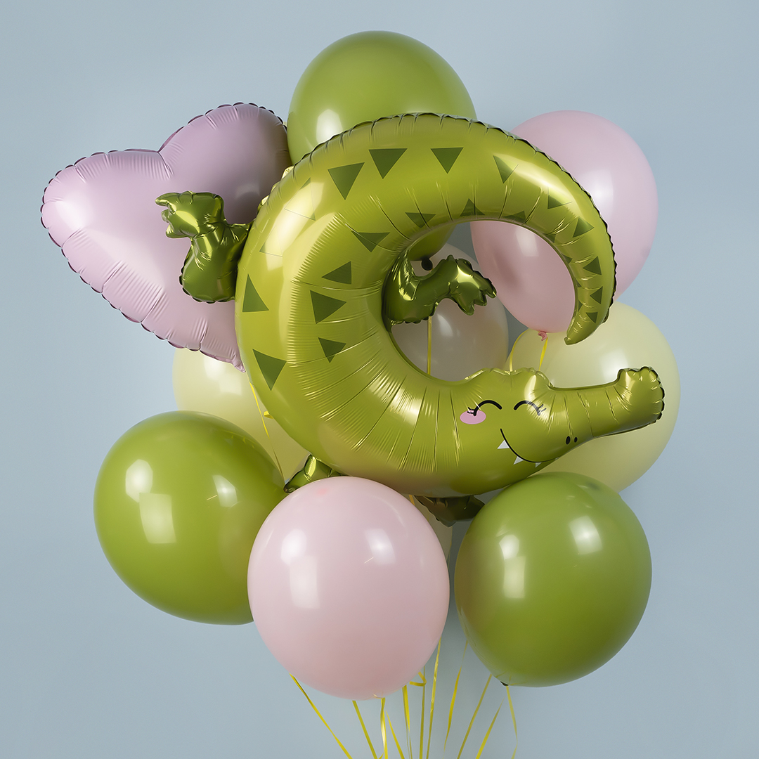 Шар (12''/30 см), Оливковый, пастель ретро, 100 шт.