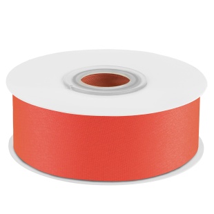 Лента атласная (2,5 см*22,85 м) Коралл, 1 шт.