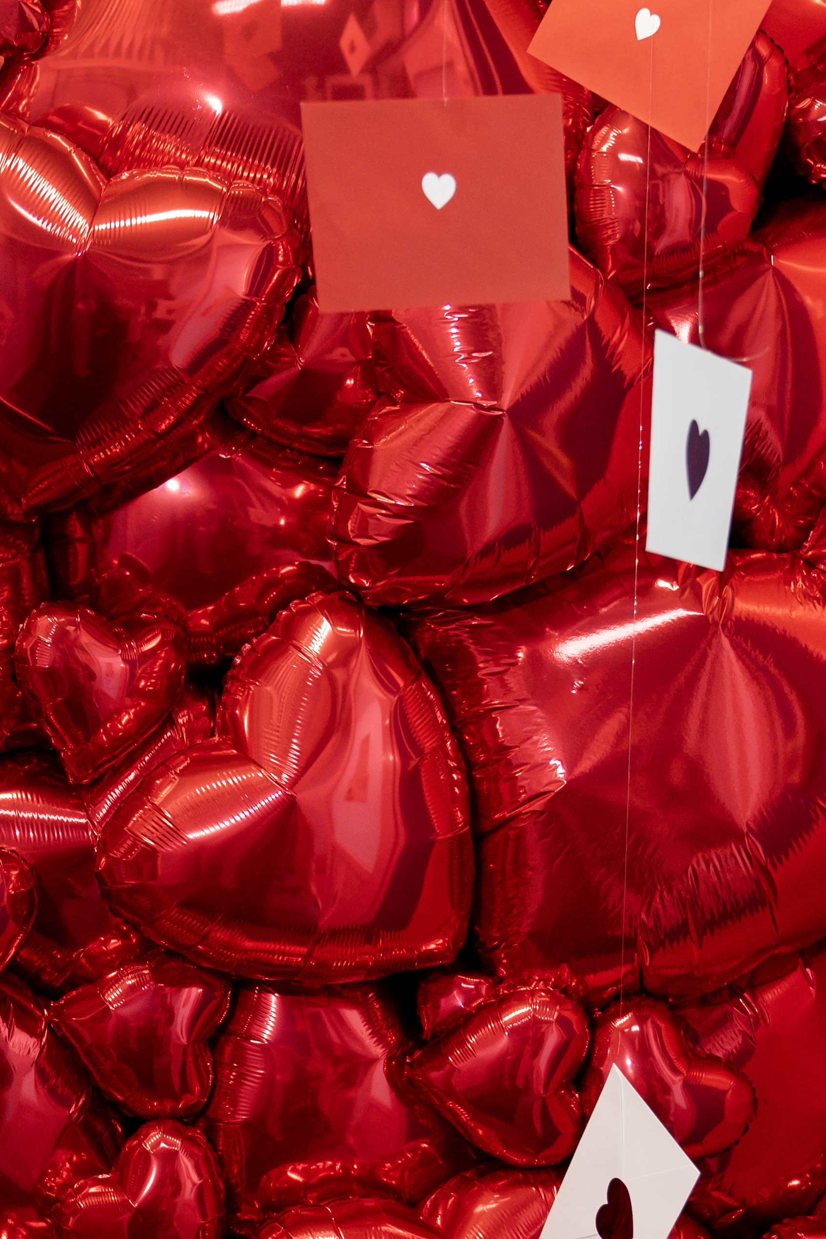 Шар (18''/46 см) Сердце, Красный, 1 шт.