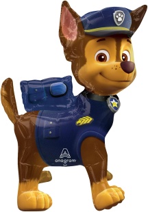 Шар (24''/61 см) Фигура 3D, Щенячий патруль, Гончик Чейз, 1 шт. в уп.