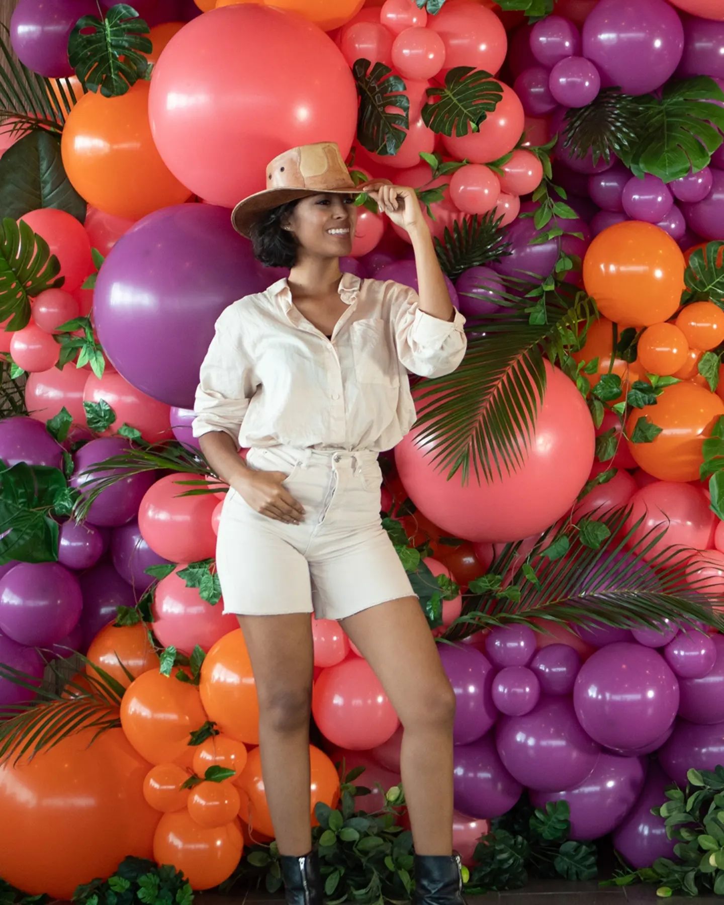 Шар (18''/46 см), Оранжевый (061), пастель, 25 шт.