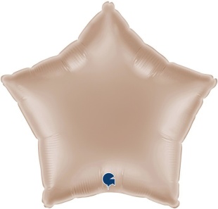 Шар (18''/46 см) Звезда, Золото Калифорнии, 1 шт.