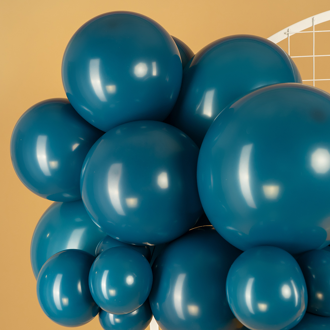 Шар (12''/30 см), Глубокий бирюзовый (035), пастель, 50 шт.