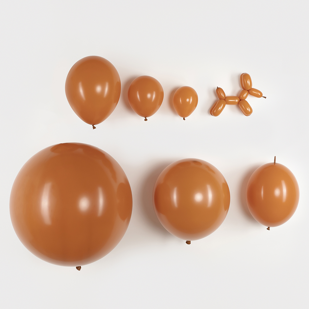 Шар (5''/13 см), Оранжевый закат (062), пастель, 100 шт.