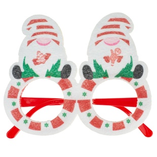 Очки, Гномики, Белый/Красный, 1 шт. 