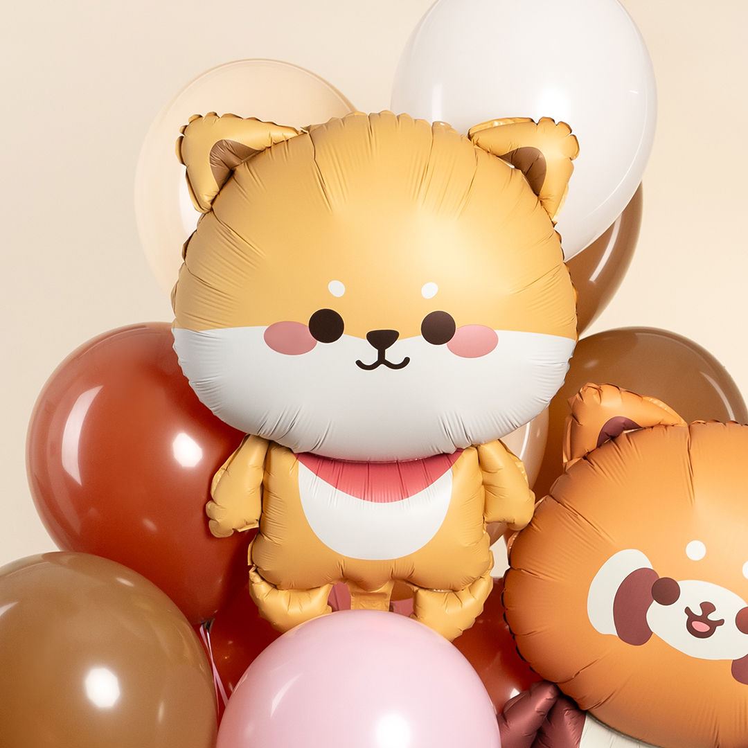 Шар (26''/66 см) Фигура, Сиба-ину, Сатин, 1 шт.