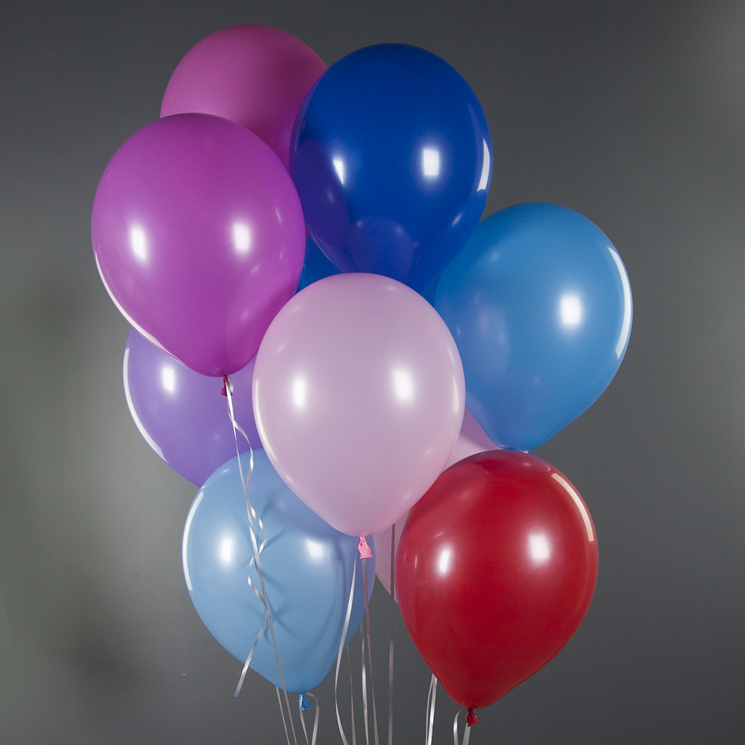 Шар (12''/30 см), Синий, пастель, 100 шт.