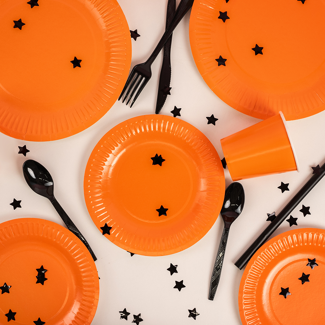 Ложки, Черный, 15 см, 10 шт. в упак. 