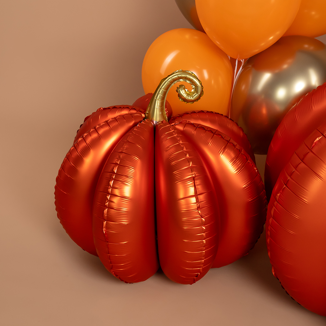 Шар (22''/56 см) Фигура 3D, Тыква, 1 шт. в уп.