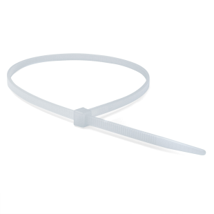 Стяжка (хомут) 2,5*180 мм. Белый, 100 шт.