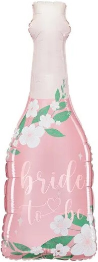 Шар (36''/91 см) Фигура, Бутылка Шампанское для Невесты, 1 шт.