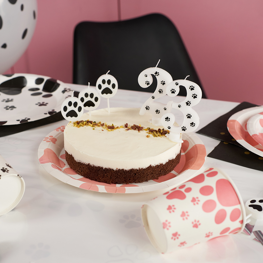 Свечи Фигура, Лапки, 3,5 см, 3 шт. с держат.