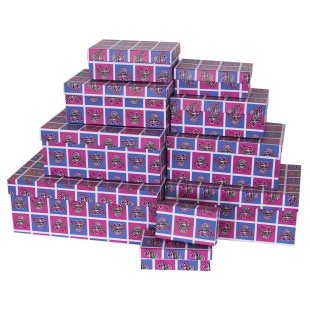 Набор коробок Зубастики, 30*20*13 см, 10 шт. в упак. 