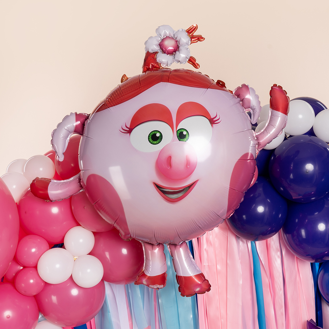 Шар (41''/104 см) Фигура, Смешарики, Нюша, 1 шт. в уп.