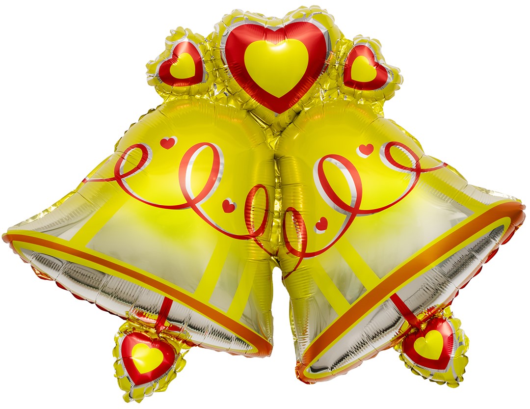 Шар (35''/89 см) Фигура, Колокольчики, 1 шт. в уп.