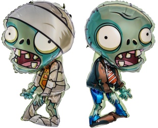 Шар (36''/91 см) Фигура, Зомби, 1 шт. в уп.