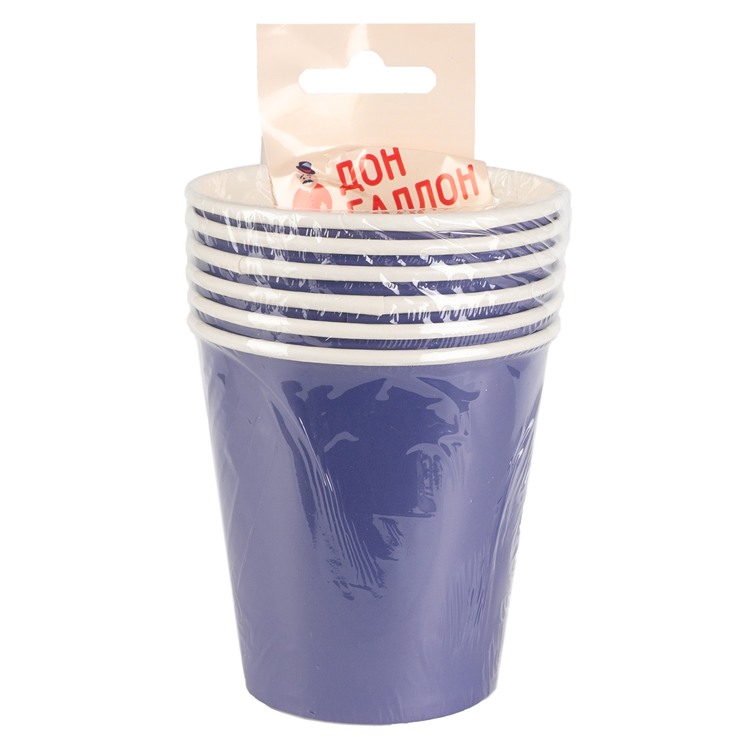 Стаканы (250 мл) Мастхэв, Фиолетовый, 6 шт.