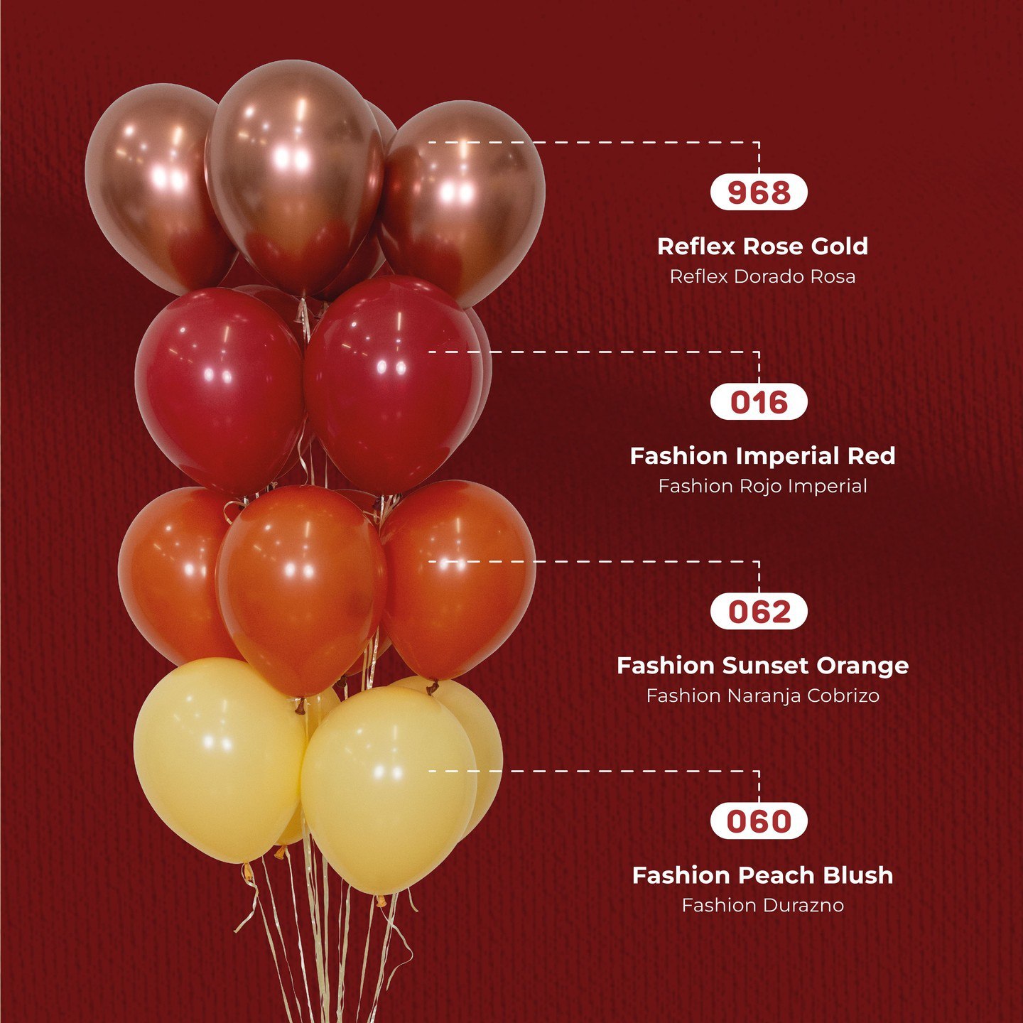 Шар (12''/30 см), Персиковый (060), пастель, 12 шт.