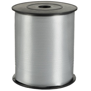 Лента полипропиленовая (0,5 см*500 м) Серебро, 1 шт.