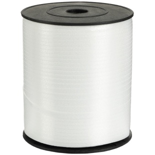 Лента полипропиленовая (0,5 см*500 м) Белый, 1 шт.