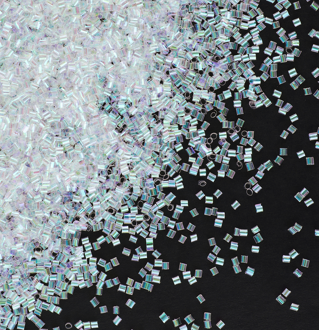 Конфетти фольга Цилиндр, Белый, Перламутр, 0,2 см, 20 г.