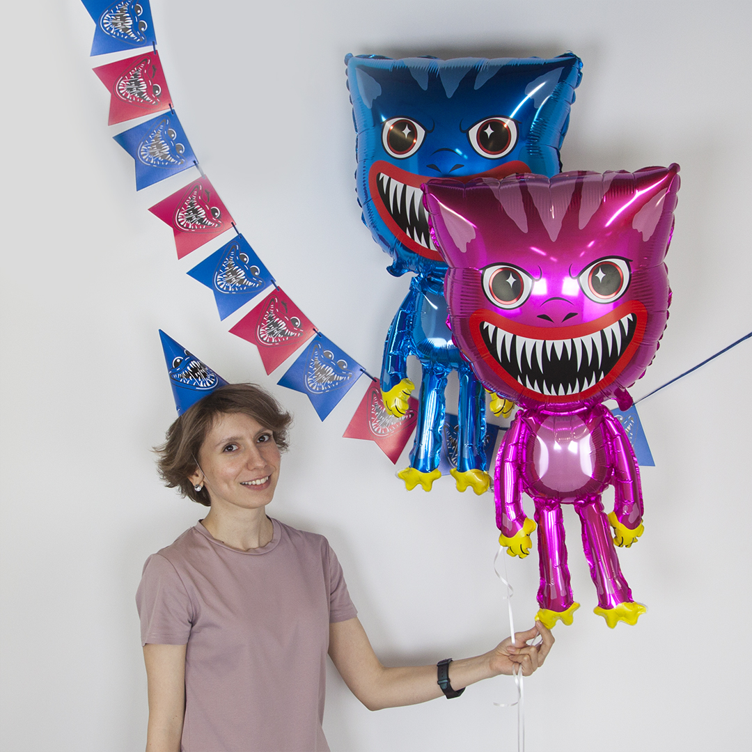 Гирлянда Флажки, Зубастики, 300 см, 1 шт.