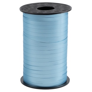 Лента полипропиленовая (0,5 см*250 м) Голубой, Матовый металл, 1 шт.
