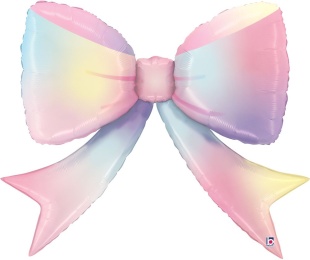 Шар (14''/36 см) Мини-фигура, Бант, Градиент, 1 шт.