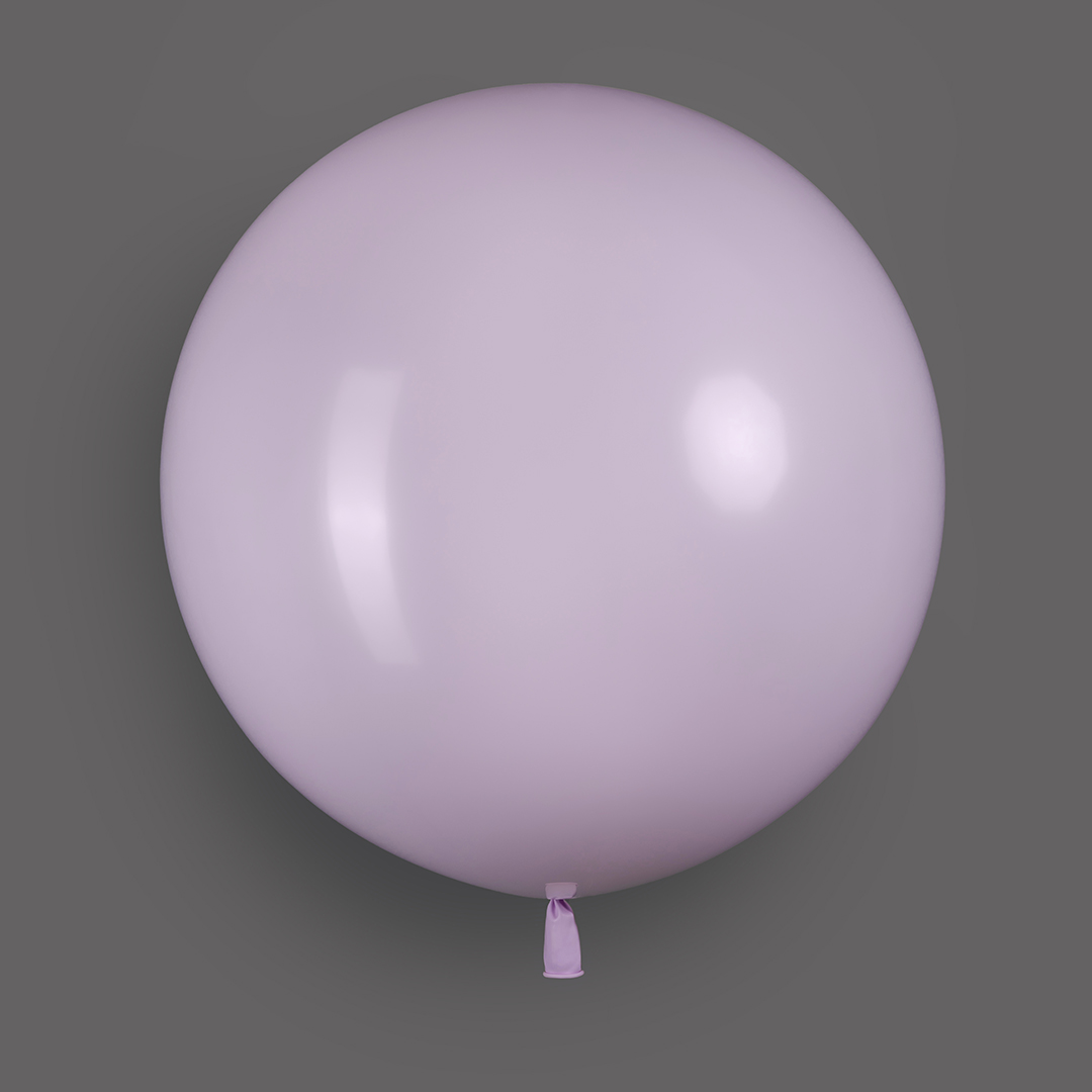 Шар (24''/61 см), Светло-сиреневый, макарунс, 3 шт.