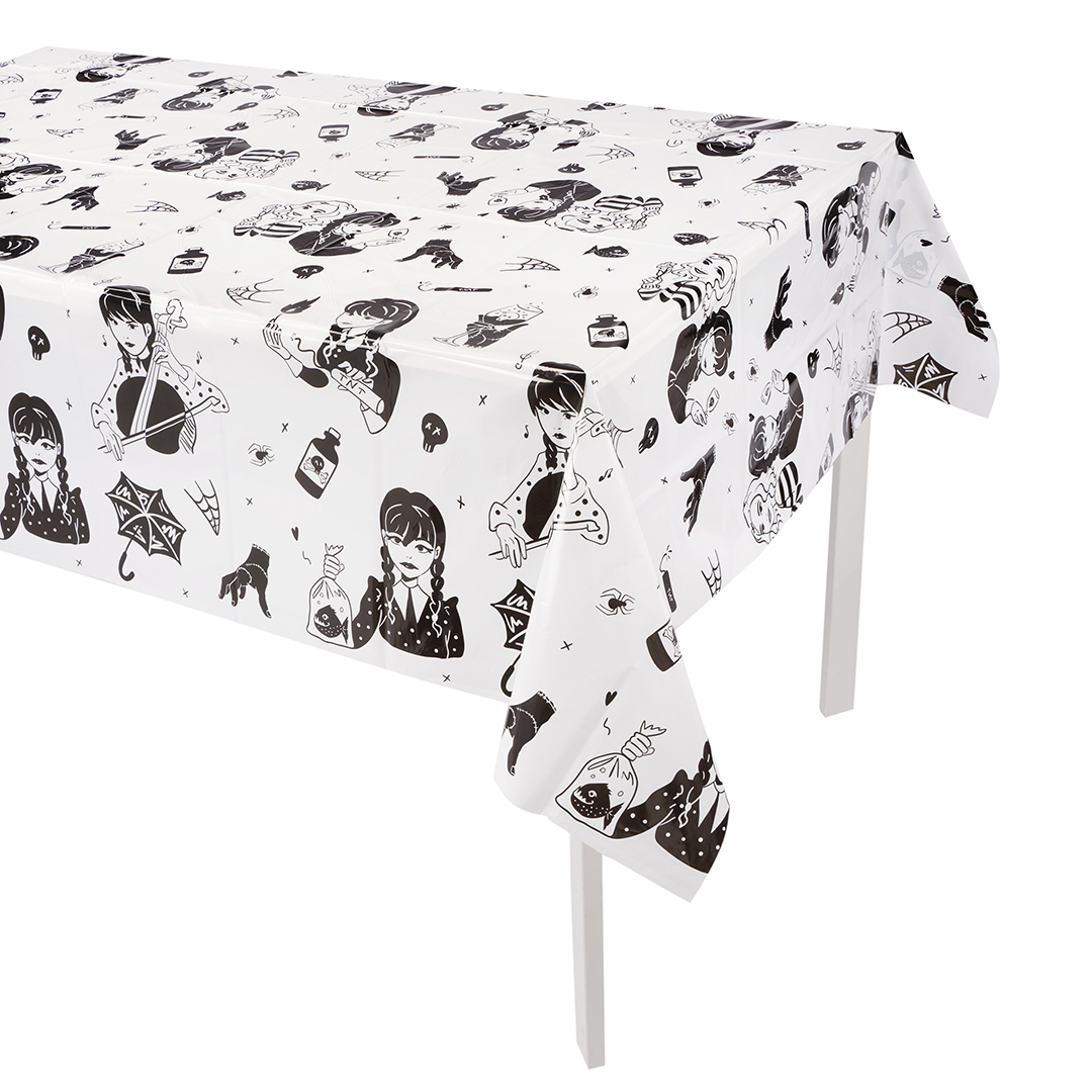 Скатерть одноразовая, Мрачная стори, 120*180 см, 1 шт.