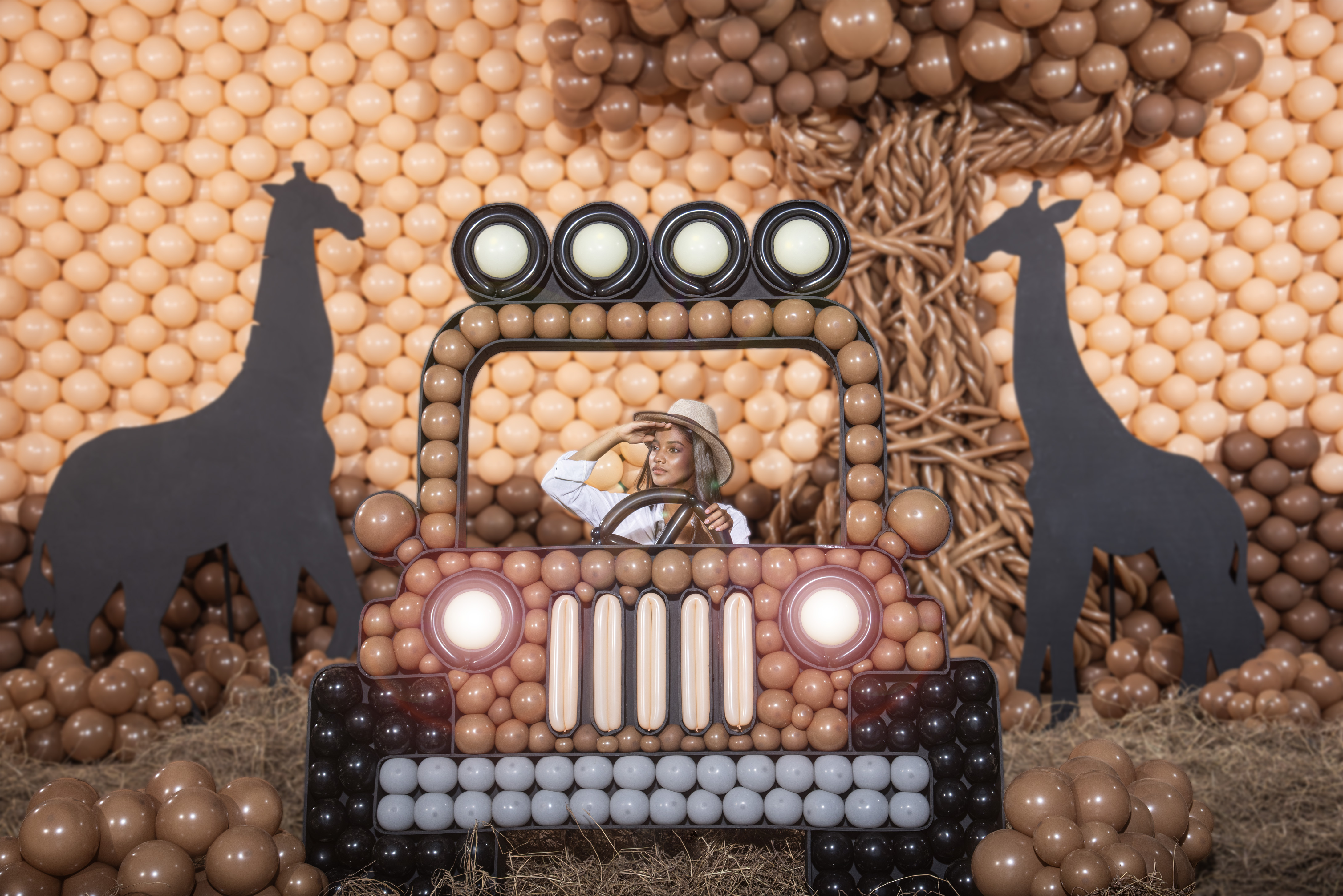 Шар (12''/30 см), Мокко (070), пастель, 12 шт.