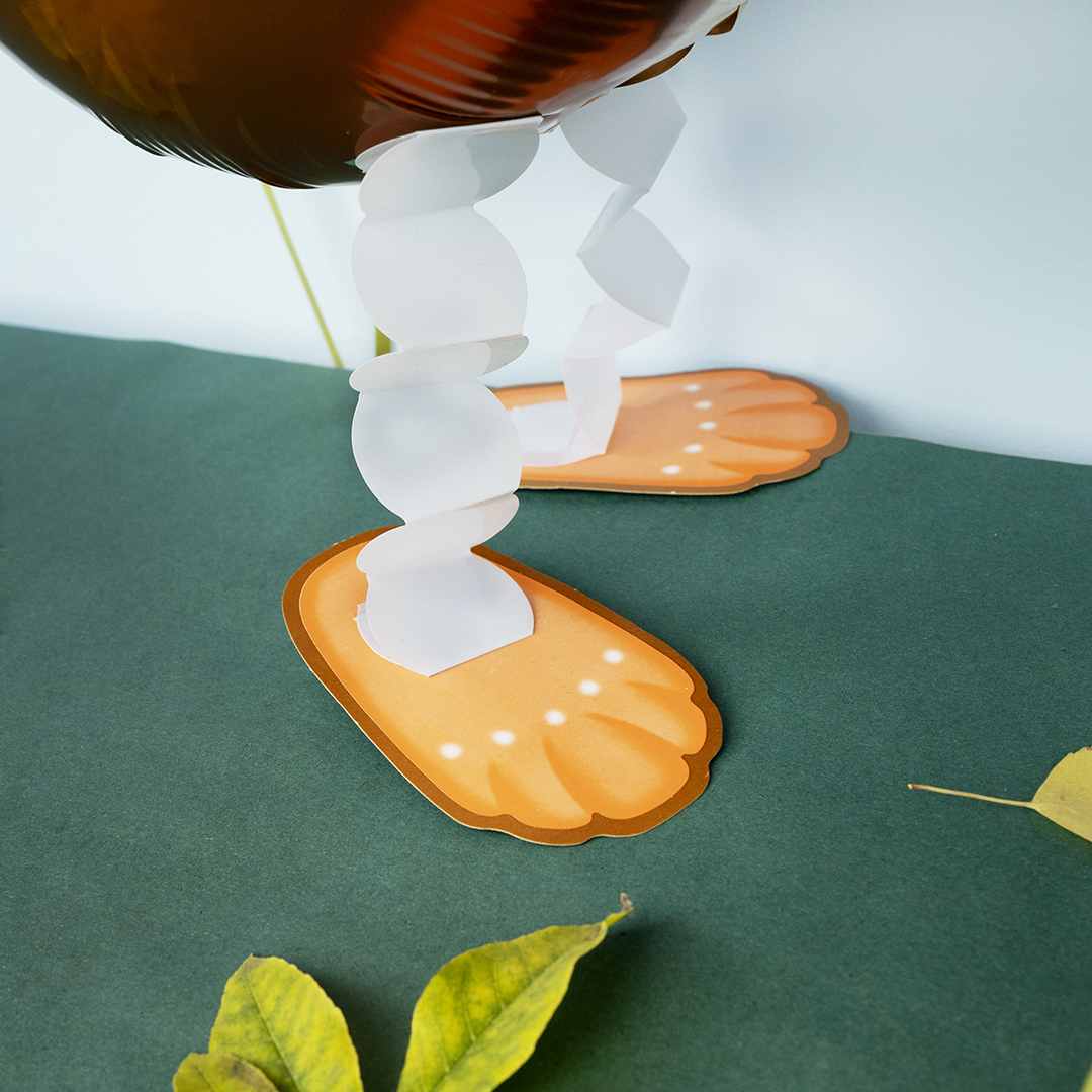 Шар 3D (29''/74 см) Ходячая Фигура, Бурундук, 1 шт.