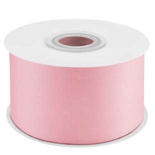 Лента атласная (3,8 см*22,85 м) Светло-розовый, 1 шт.