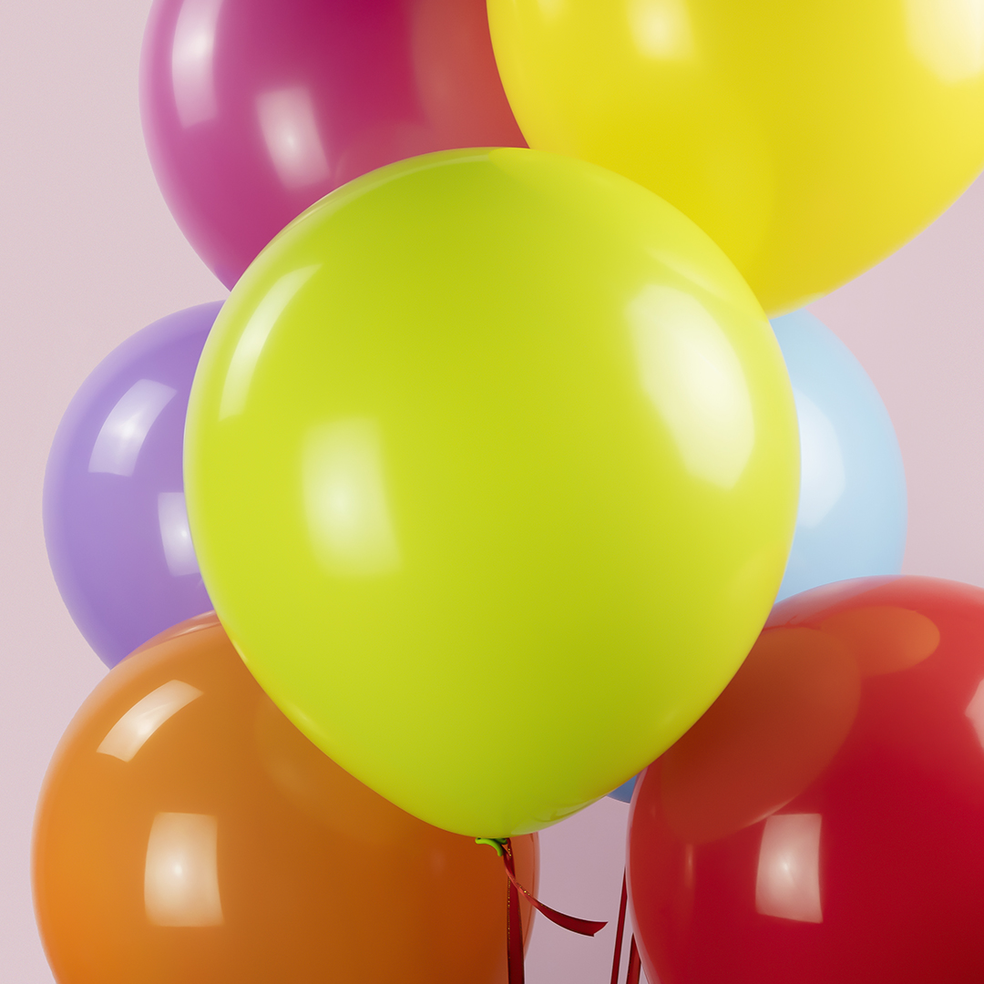 Шар (18''/46 см), Весенне-зеленый, пастель, 10 шт.