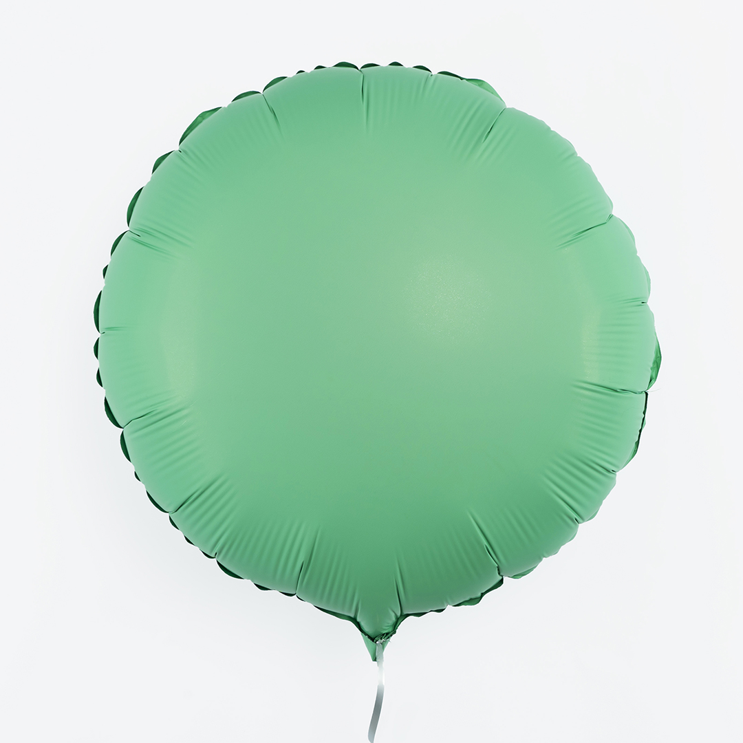 Шар (18''/46 см) Круг, Мятный, Матовый, 1 шт.