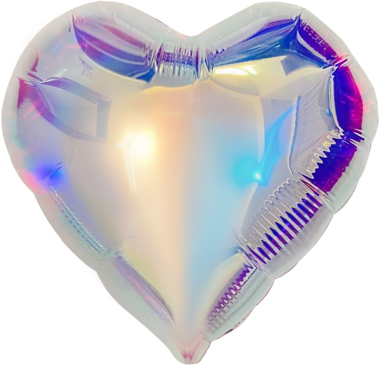 Шар (40''/102 см) Сердце, Зеркальный, Хамелеон, 1 шт. в уп.