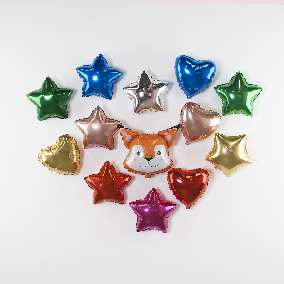 Шар (9''/23 см) Мини-сердце, Розовое Золото, 1 шт.