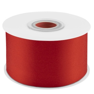 Лента атласная (3,8 см*22,85 м) Красный, 1 шт.