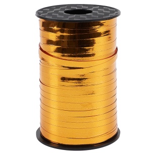 Лента полипропиленовая (0,5 см*250 м) Бронза, Металлик, 1 шт.