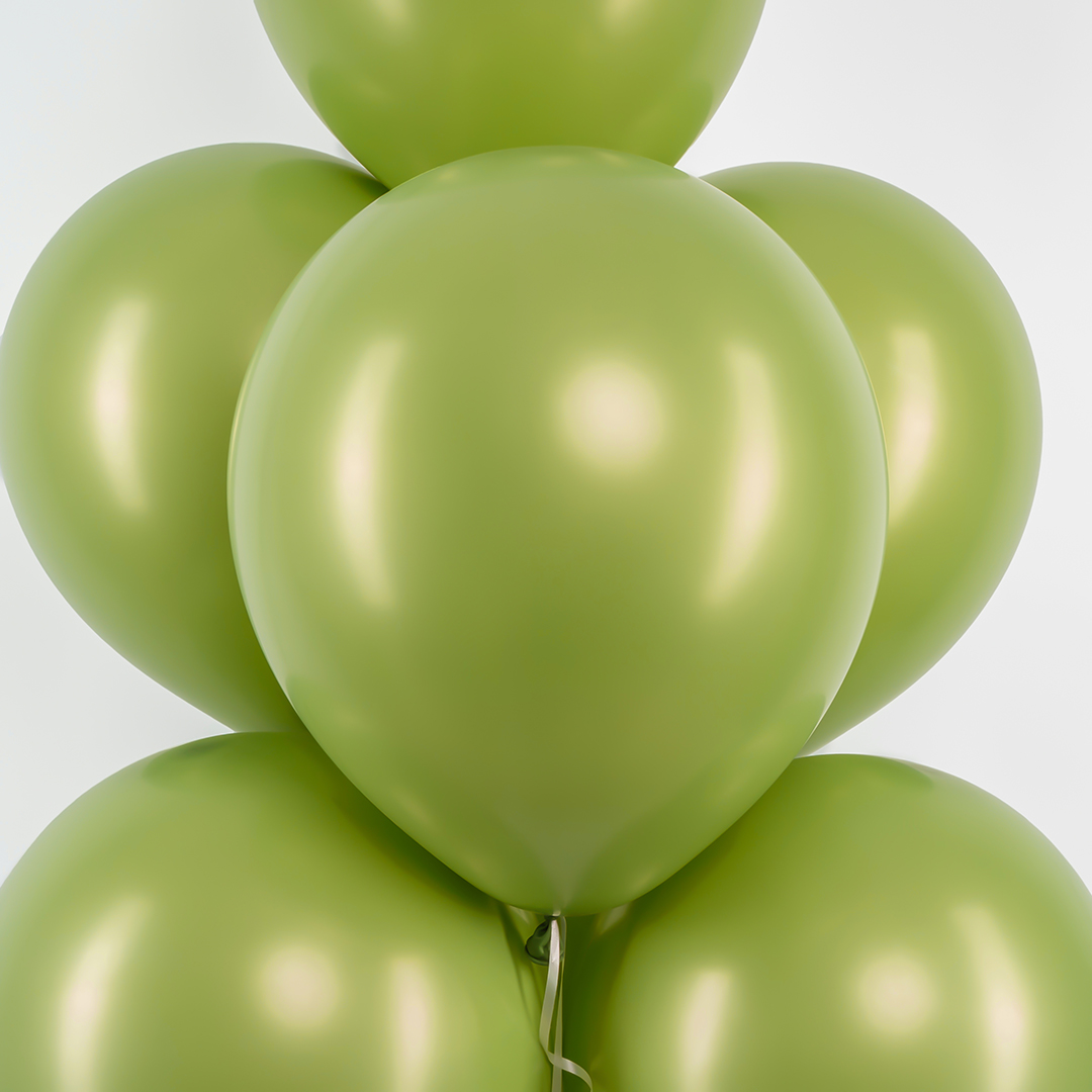 Шар (12''/30 см), Оливковый, пастель ретро, 100 шт.