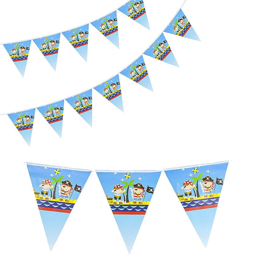 Гирлянда Флажки, Пираты, 300 см, 1 шт.