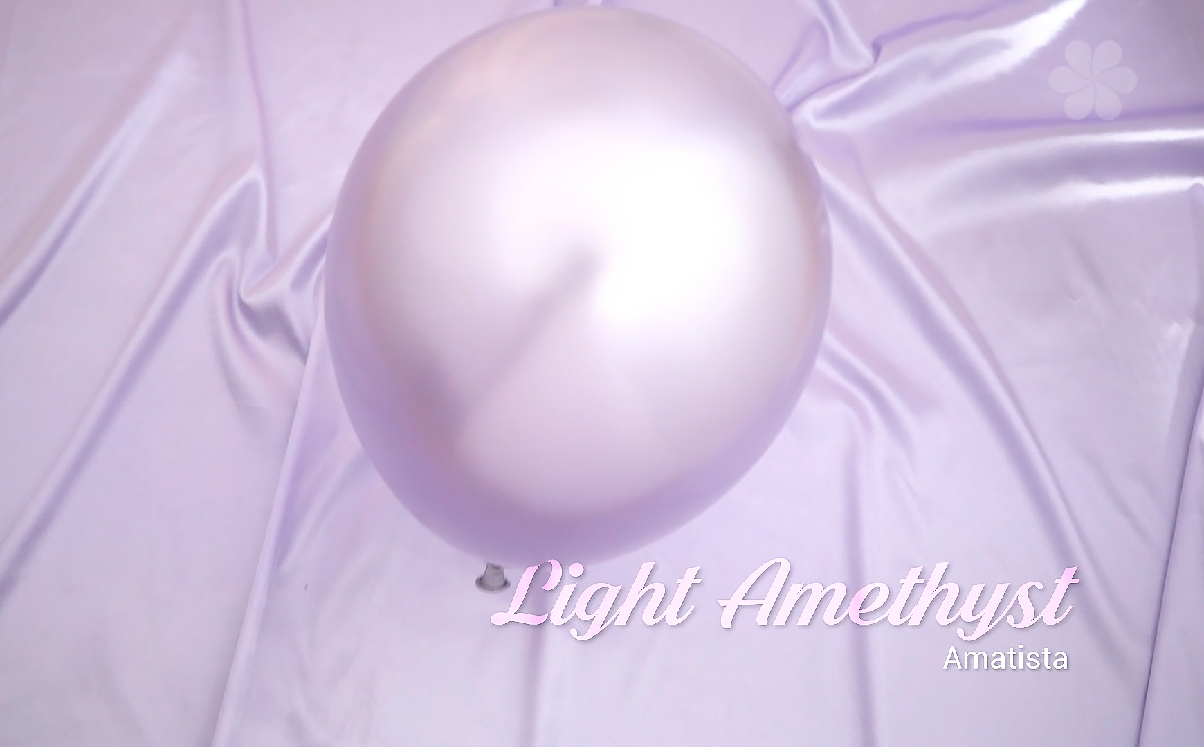 Шар (2''/5 см) ШДМ, Светлый аметист (850), шелк, 50 шт.