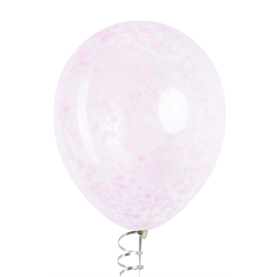 Конфетти тишью Круг, Розовый, 1 см, 50 г.