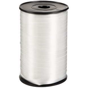 Лента полипропиленовая (0,5 см*500 м) Белый, 1 шт.