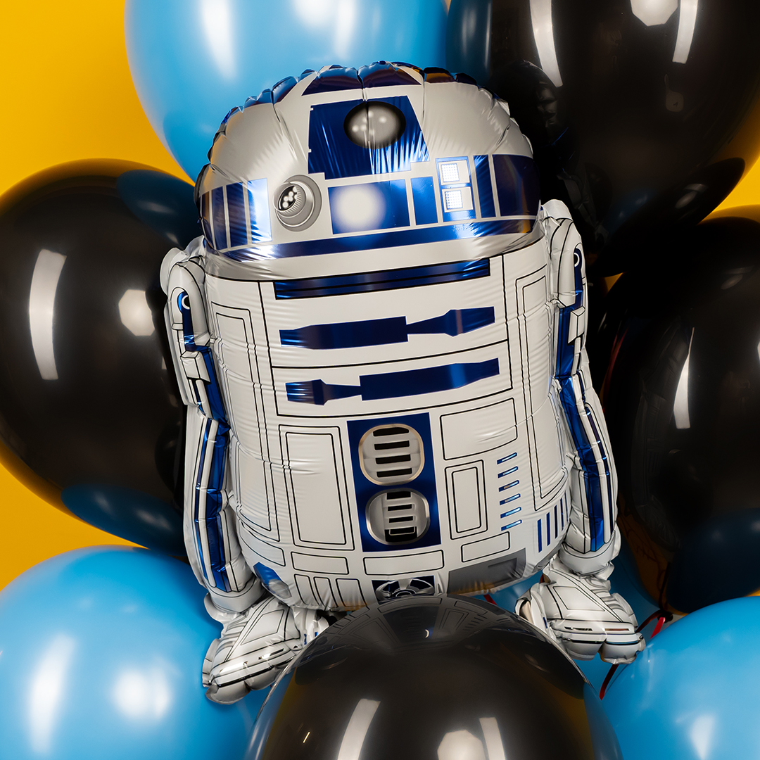 Шар (25''/64 см) Фигура, Космический Дроид, 1 шт. в уп.