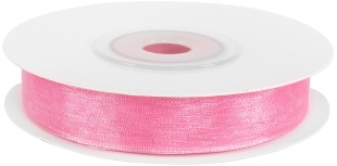 Лента органза (1,2 см*22,85 м) Нежно-розовый, 1 шт.