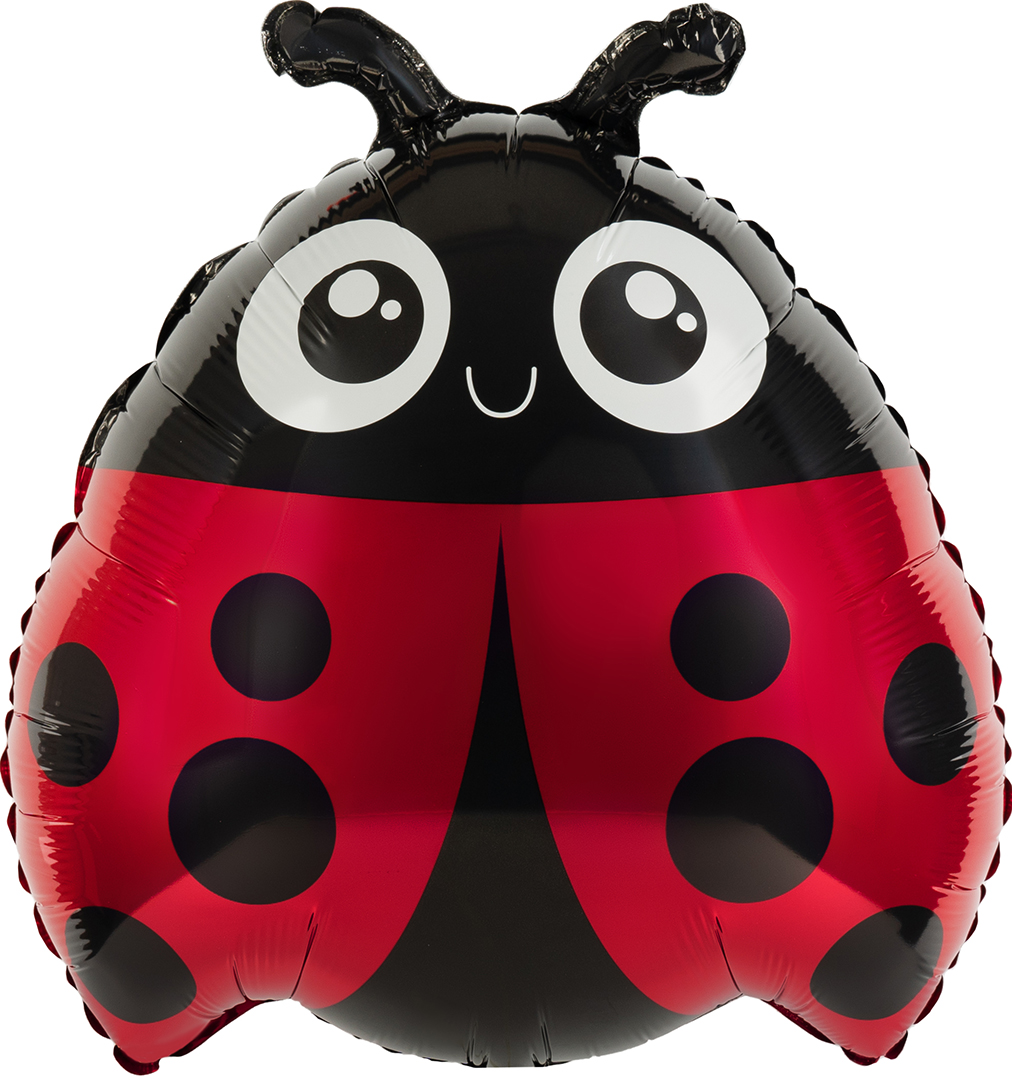 Шар (11''/28 см) Мини-фигура, Божья коровка, 1 шт.