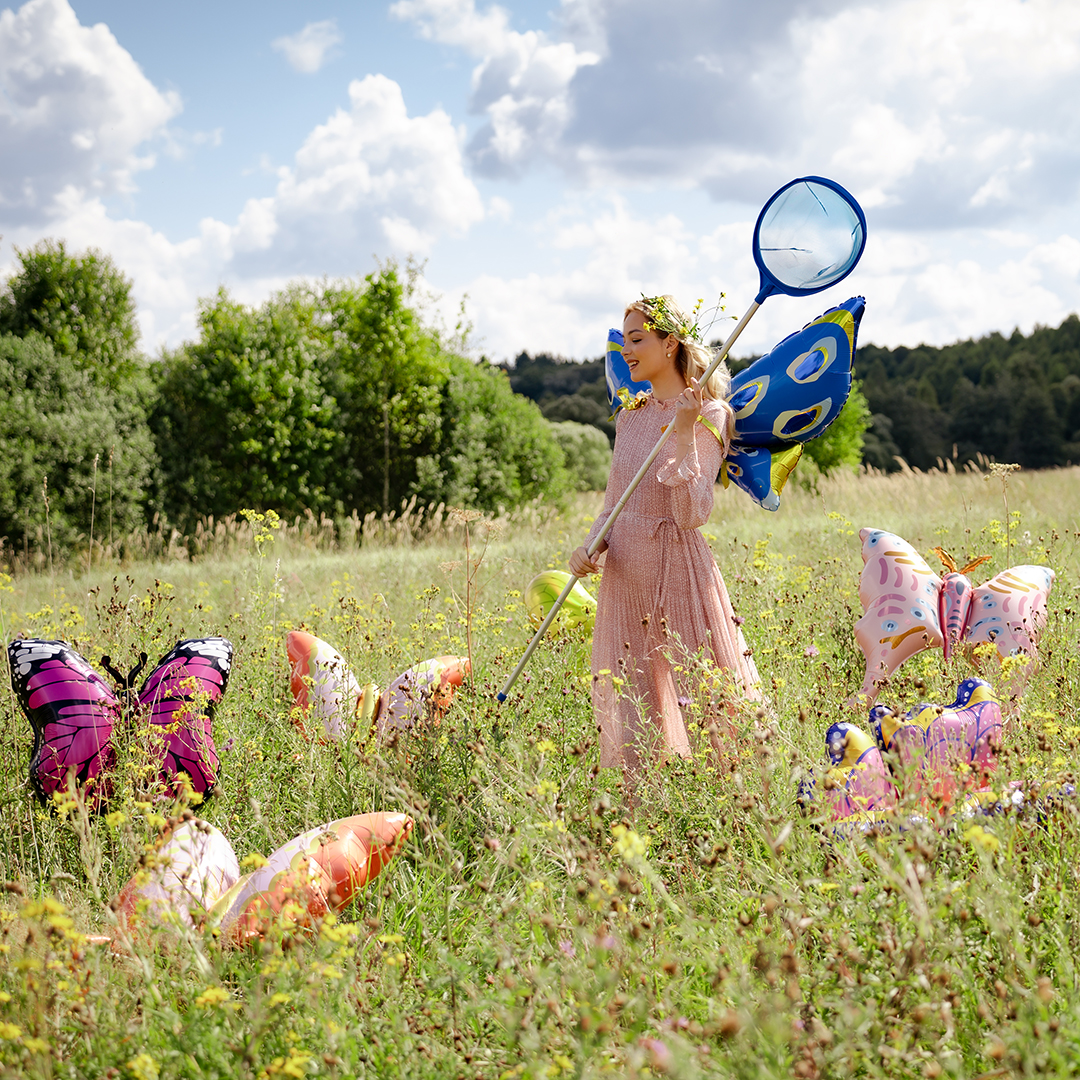 Шар (31''/79 см) Фигура, Бабочка, 1 шт.