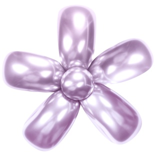Шар (2''/5 см) ШДМ, Сиреневый, хром, 50 шт.